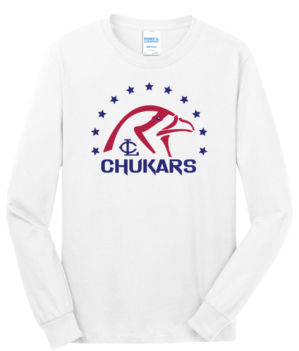 White Cotton Long-Sleeve T-Shirt