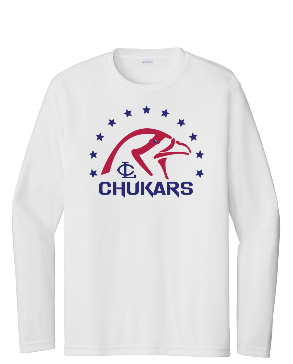 White Dri-Fit Long-Sleeve T-Shirt