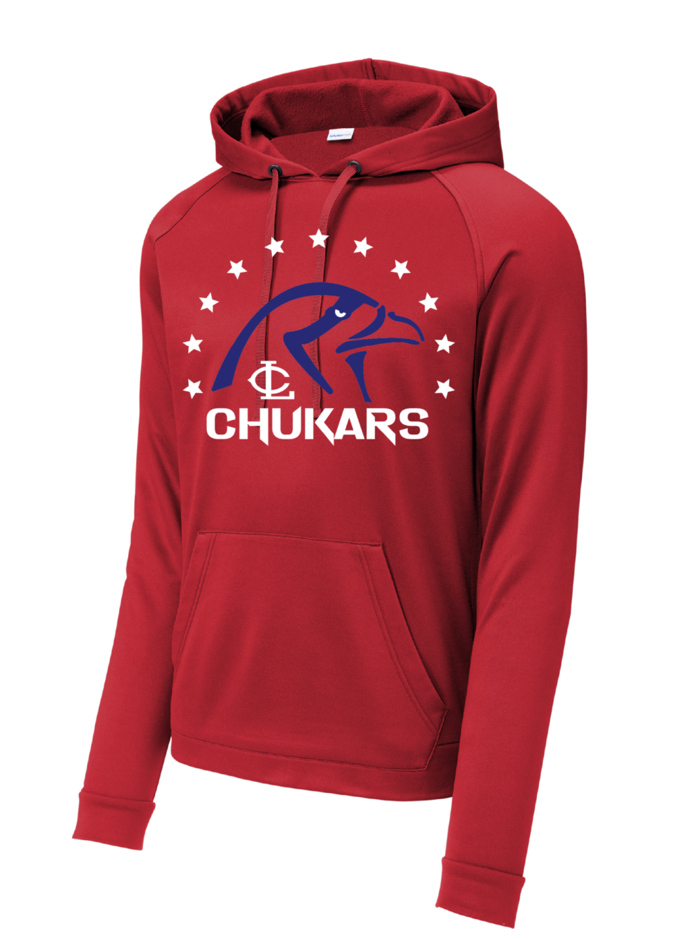 Red Fleece Pullover Hoodie