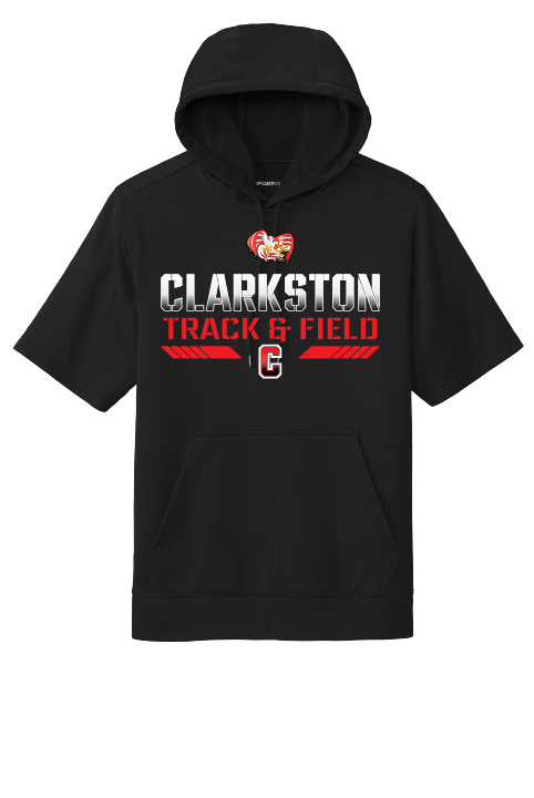 CLK Fleece Short Sleeve Hooded Pullover