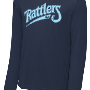 Youth Rattler's Navy Long Sleeve Tee