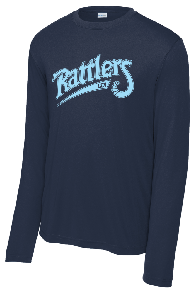 Rattler's Navy Long Sleeve Tee
