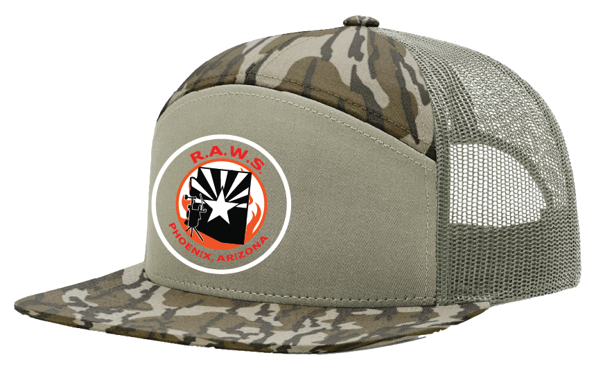 168P | PRINTED 7 PANEL TRUCKER