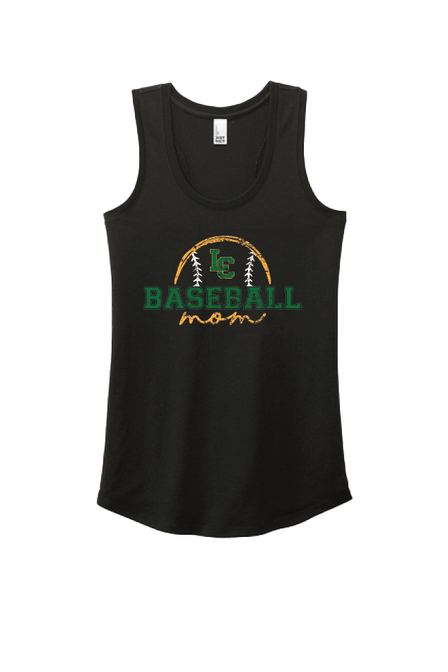 LC Women's Racerback Tank with custom name on back Design 2