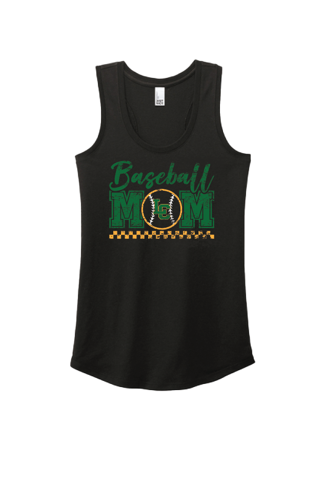 LC Women's Racerback Tank with custom name on back Design 1
