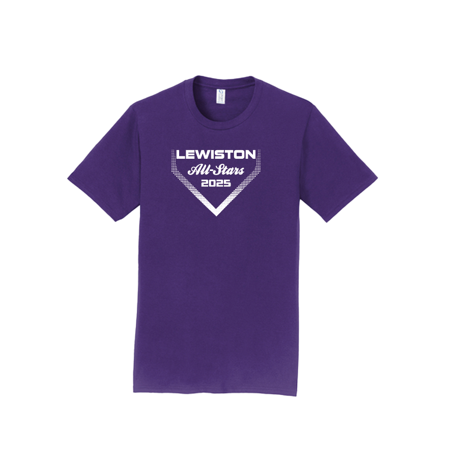 LL All Stars Ring Spun Cotton Adult Tee Purple