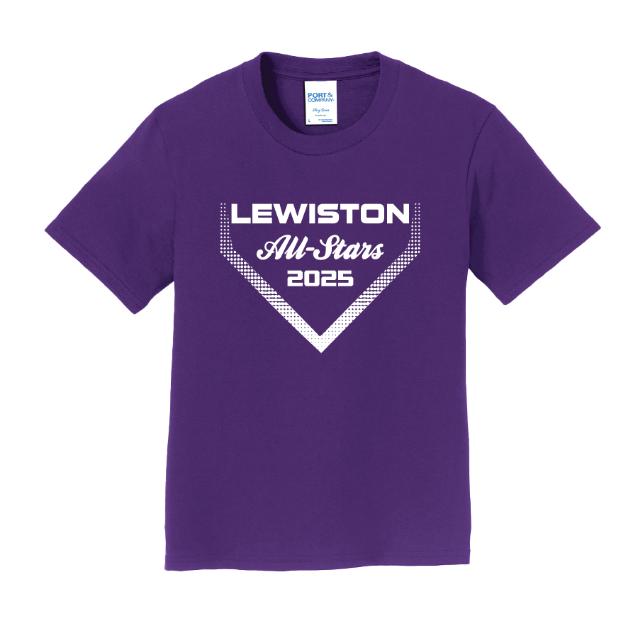 LL All Stars Ring Spun Cotton Youth Tee Purple