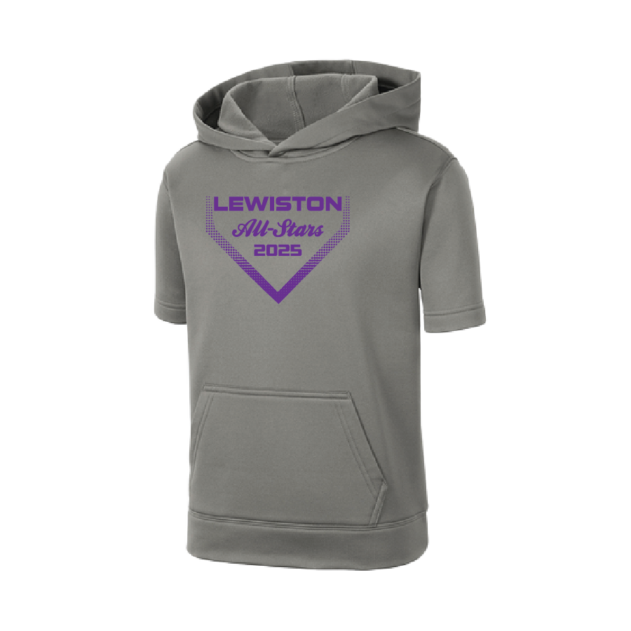 LL All Stars Youth Fleece Short Sleeve Hooded Pullover