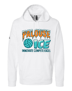 Palouse Ice Adidas Unisex Fleece Hooded Sweatshirt