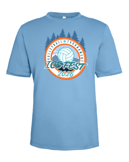ICE FEST Tournament Unisex Performance T-Shirt Youth & Adult