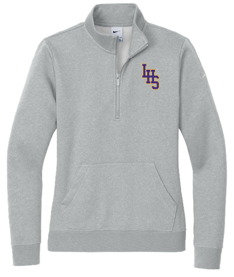 Bengal Baseball Nike Women's Club Fleece 1/2-Zip