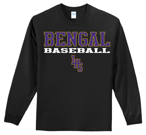 Bengal Baseball Long Sleeve Cotton Tee