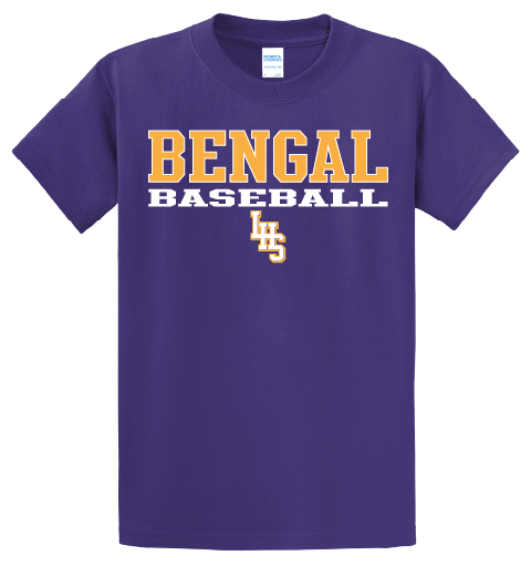 Bengal Baseball Soft Spun Cotton Tee