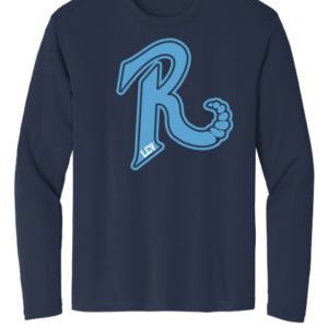 R Navy Long Sleeve Tee